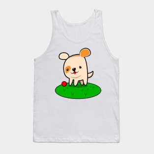 Playful Dog. Tank Top